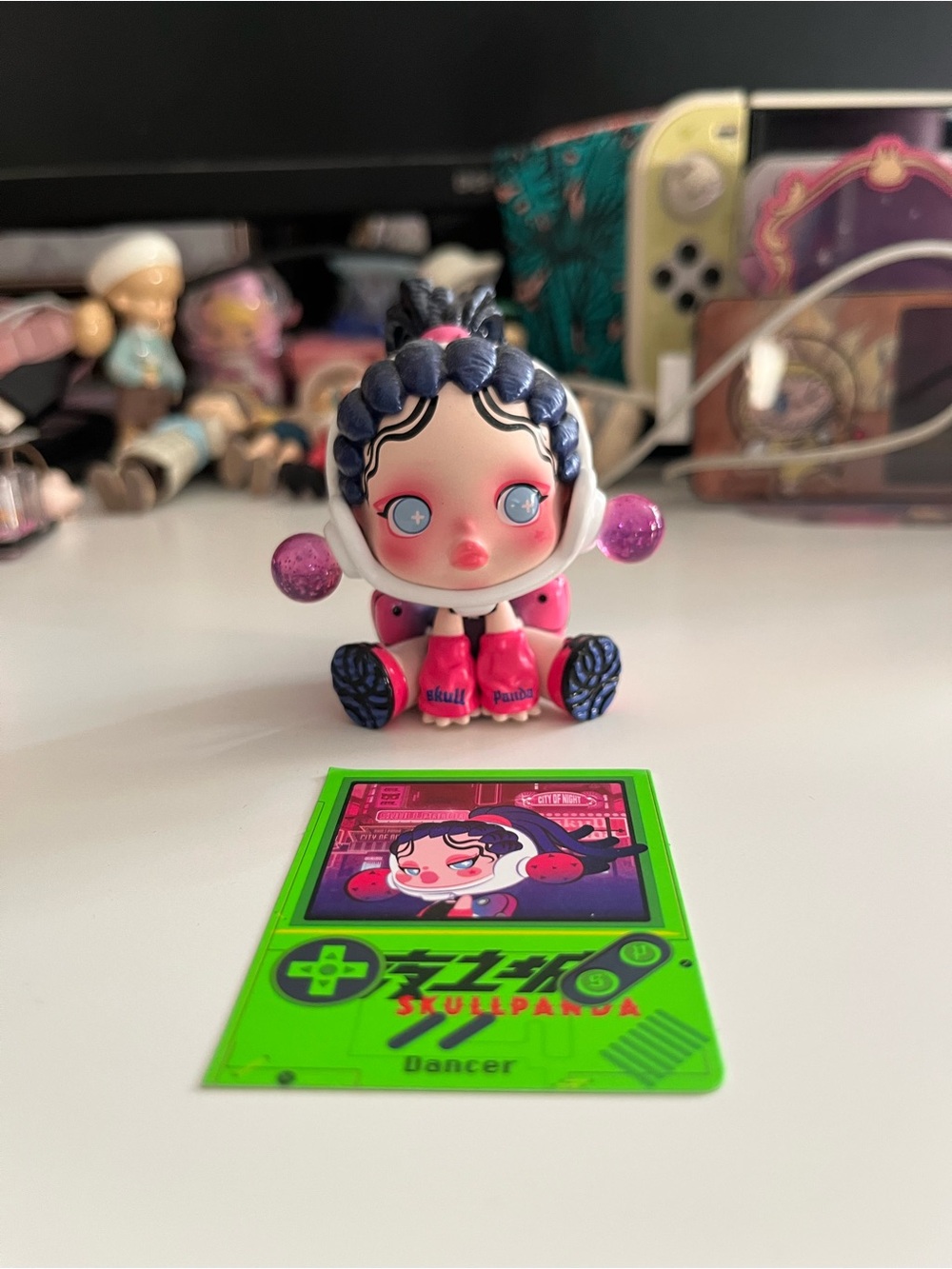 Pop Mart skull panda dancer figure
